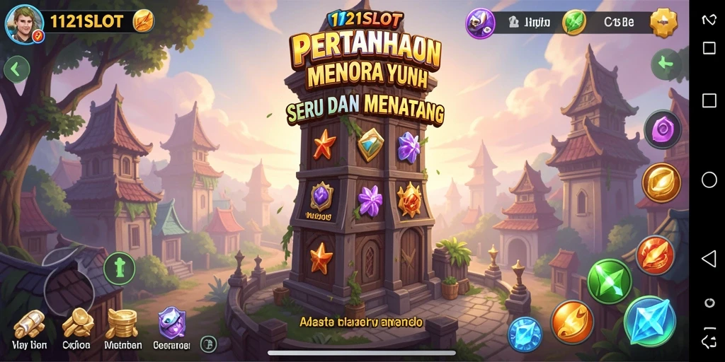 Gameplay menarik dari 1121SLOT dalam mode Tower Defense.