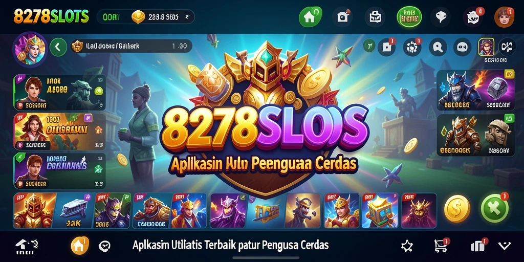 Tampilan antarmuka pengguna 8278SLOTS yang menarik dan fungsional.