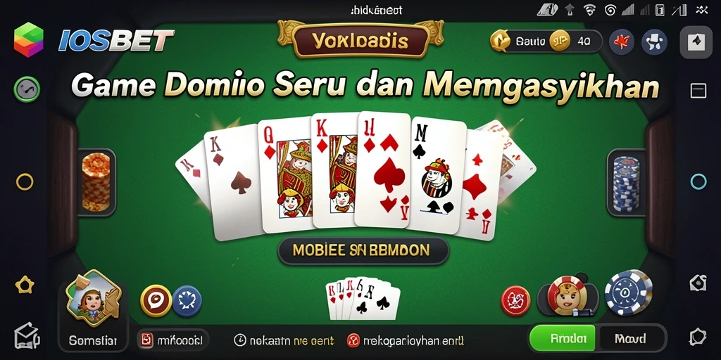 Gameplay seru di IOSBET dengan variasi permainan Domino.