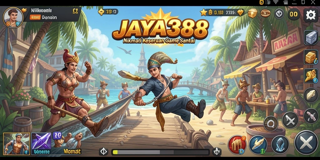 Screenshot menunjukkan gameplay menyenangkan dan interaktif JAYA388.