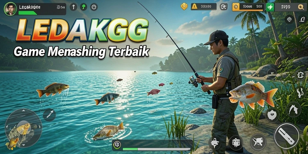 Tangkapan ikan besar dalam permainan LEDAKGG yang seru dan mengasyikkan.