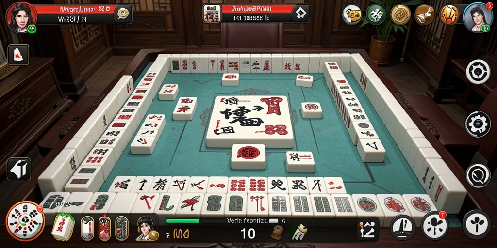 Tampilan gameplay menarik dari game Mahjong WG87.